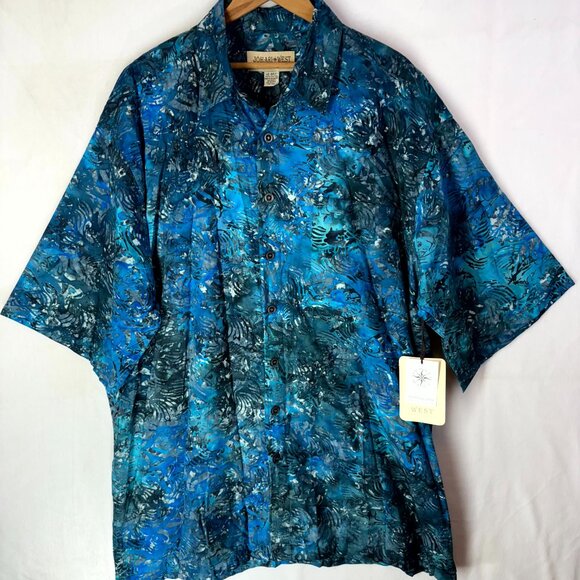 Johari West Other - NWT Johari West Short Sleeve Button Down Shirt